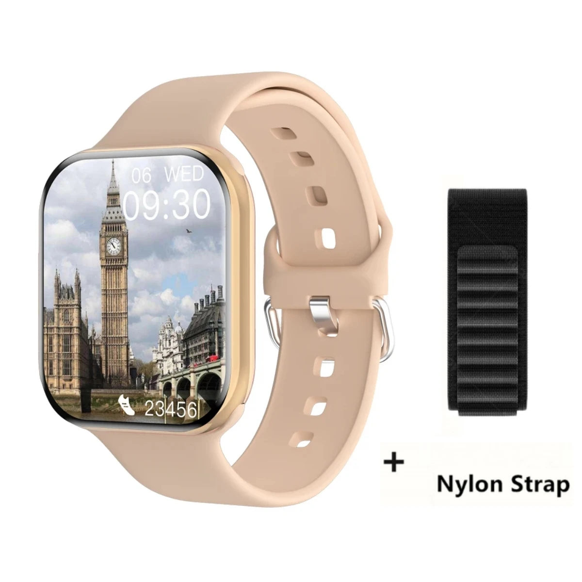 NUEVO Reloj Inteligente Serie 10 con Pantalla HD, Esfera Personalizable, Carga Inalámbrica, Llamadas Bluetooth, NFC, GPS, para Hombres y Mujeres, Compatible con iOS y Android.