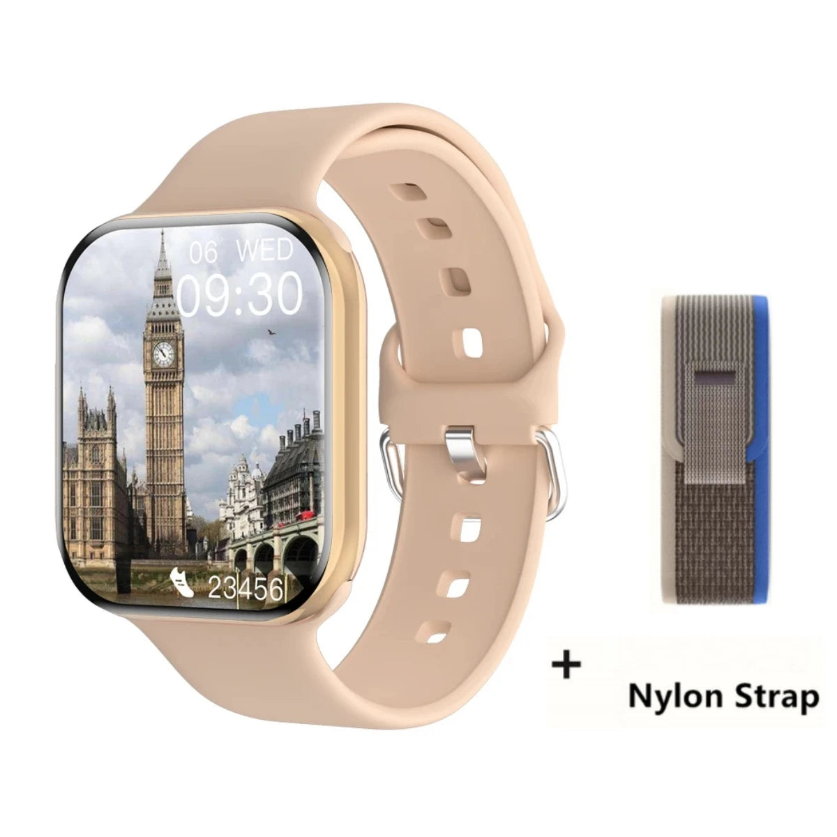 NUEVO Reloj Inteligente Serie 10 con Pantalla HD, Esfera Personalizable, Carga Inalámbrica, Llamadas Bluetooth, NFC, GPS, para Hombres y Mujeres, Compatible con iOS y Android.