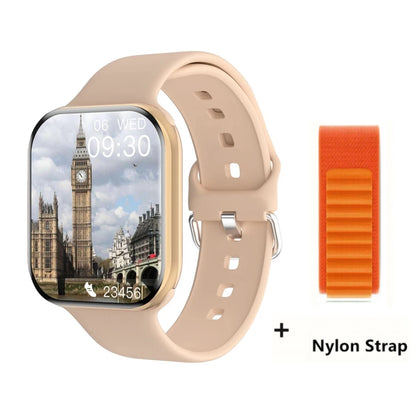 NUEVO Reloj Inteligente Serie 10 con Pantalla HD, Esfera Personalizable, Carga Inalámbrica, Llamadas Bluetooth, NFC, GPS, para Hombres y Mujeres, Compatible con iOS y Android.