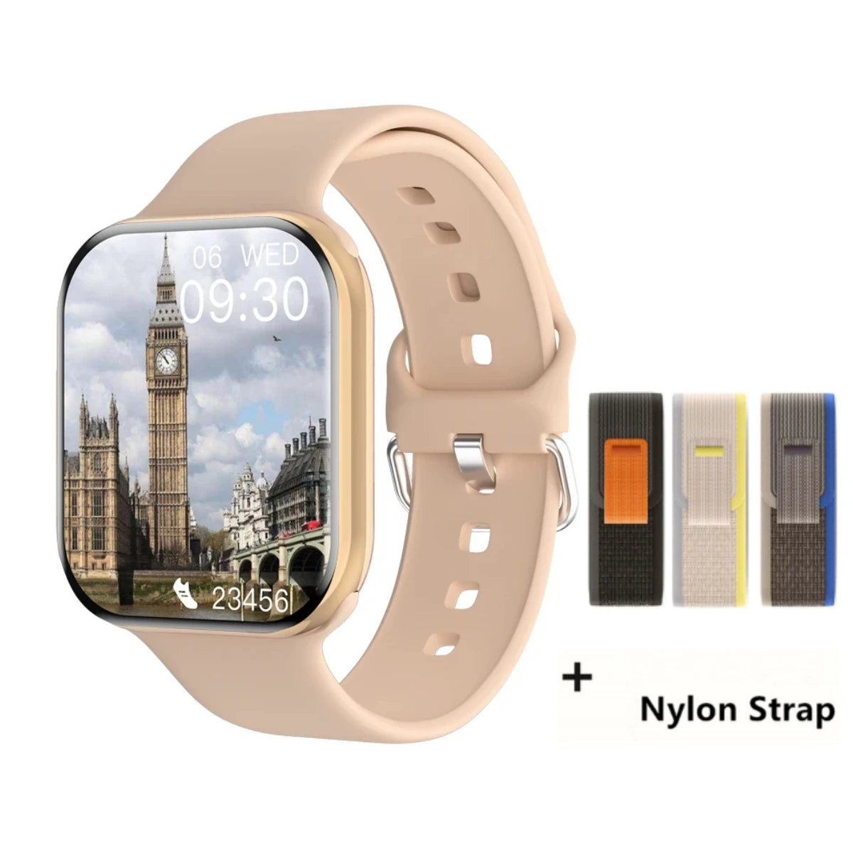 NUEVO Reloj Inteligente Serie 10 con Pantalla HD, Esfera Personalizable, Carga Inalámbrica, Llamadas Bluetooth, NFC, GPS, para Hombres y Mujeres, Compatible con iOS y Android.