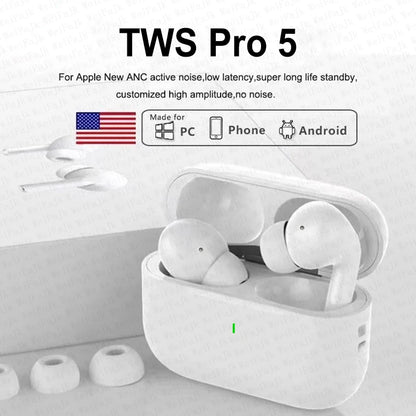 Para Apple original AIRP0DS-PR0 inalámbrico Bluetooth auriculares en auriculares deportes Cancelación de ruido auriculares para xiaomi iPhone auriculares.