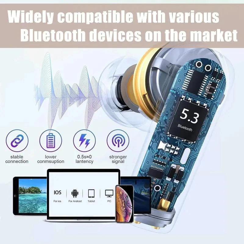 Para Apple original AIRP0DS-PR0 inalámbrico Bluetooth auriculares en auriculares deportes Cancelación de ruido auriculares para xiaomi iPhone auriculares.