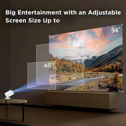 Proyector portátil Full HD 1080P HY300 Tecnología de rotación de 270 grados Compatibilidad multidispositivo Entrada USB HDMI Proyector de víde