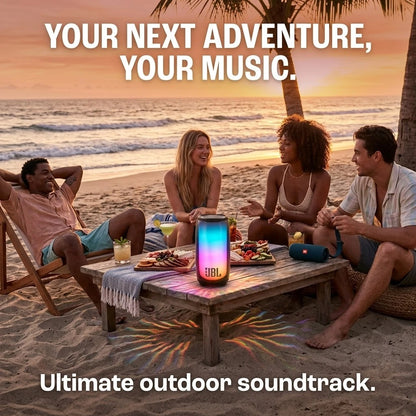 Altavoz Bluetooth Portátil JBL Pulse 5, Subwoofer Inalámbrico para Exteriores con Resistencia al Agua IP67, Espectáculo de Luces LED de 360 Grados, Bajos Profundos