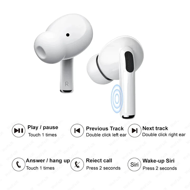 Para Apple original AIRP0DS-PR0 inalámbrico Bluetooth auriculares en auriculares deportes Cancelación de ruido auriculares para xiaomi iPhone auriculares.