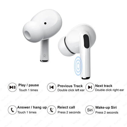 Para Apple original AIRP0DS-PR0 inalámbrico Bluetooth auriculares en auriculares deportes Cancelación de ruido auriculares para xiaomi iPhone auriculares.