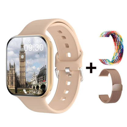 NUEVO Reloj Inteligente Serie 10 con Pantalla HD, Esfera Personalizable, Carga Inalámbrica, Llamadas Bluetooth, NFC, GPS, para Hombres y Mujeres, Compatible con iOS y Android.