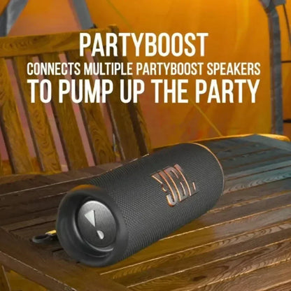 Altavoz Bluetooth Inalámbrico Portátil JBL Flip 6, Resistente al Agua IPX7, Sonido Estéreo para Exteriores, Bajos Mejorados, Tweeter Independiente para Música