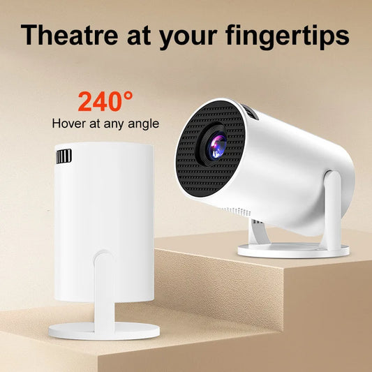 Proyector portátil Full HD 1080P HY300 Tecnología de rotación de 270 grados Compatibilidad multidispositivo Entrada USB HDMI Proyector de víde