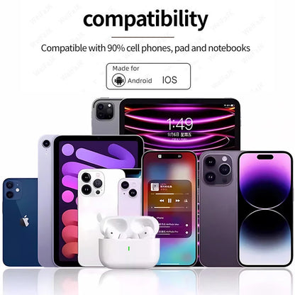 Para Apple original AIRP0DS-PR0 inalámbrico Bluetooth auriculares en auriculares deportes Cancelación de ruido auriculares para xiaomi iPhone auriculares.