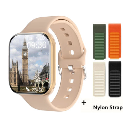 NUEVO Reloj Inteligente Serie 10 con Pantalla HD, Esfera Personalizable, Carga Inalámbrica, Llamadas Bluetooth, NFC, GPS, para Hombres y Mujeres, Compatible con iOS y Android.