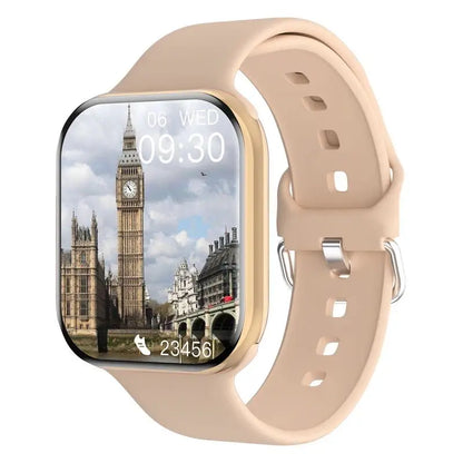 NUEVO Reloj Inteligente Serie 10 con Pantalla HD, Esfera Personalizable, Carga Inalámbrica, Llamadas Bluetooth, NFC, GPS, para Hombres y Mujeres, Compatible con iOS y Android.