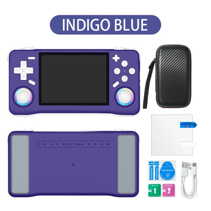 Nueva consola de juegos portátil Retro XF35H, sistema Linux, pantalla IPS de 3,5 pulgadas, 640x480, batería de larga duración de 4000mAH, reproductor de vídeo de bolsillo