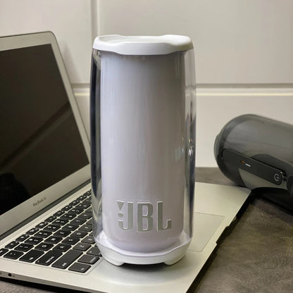 Altavoz Bluetooth Portátil JBL Pulse 5, Subwoofer Inalámbrico para Exteriores con Resistencia al Agua IP67, Espectáculo de Luces LED de 360 Grados, Bajos Profundos